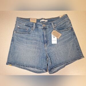 Levi's Women's Blue Denim Shorts